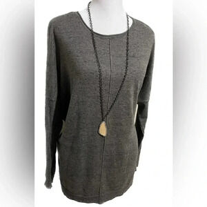 Cabi lightweight oversized gray sweater - XS